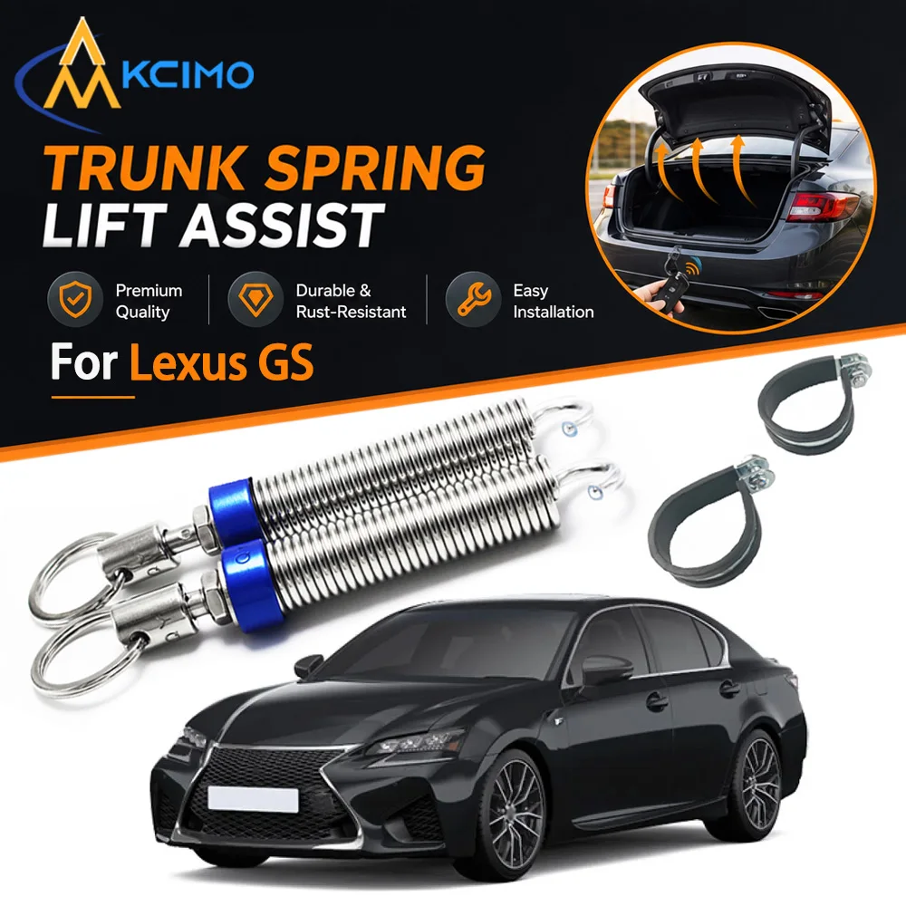 Kcimo Car Boot Trunk Automatic Opening Spring Kit Adjustable Tension Lifting Device For Lexus GS Rear Trunk Lid Accessory