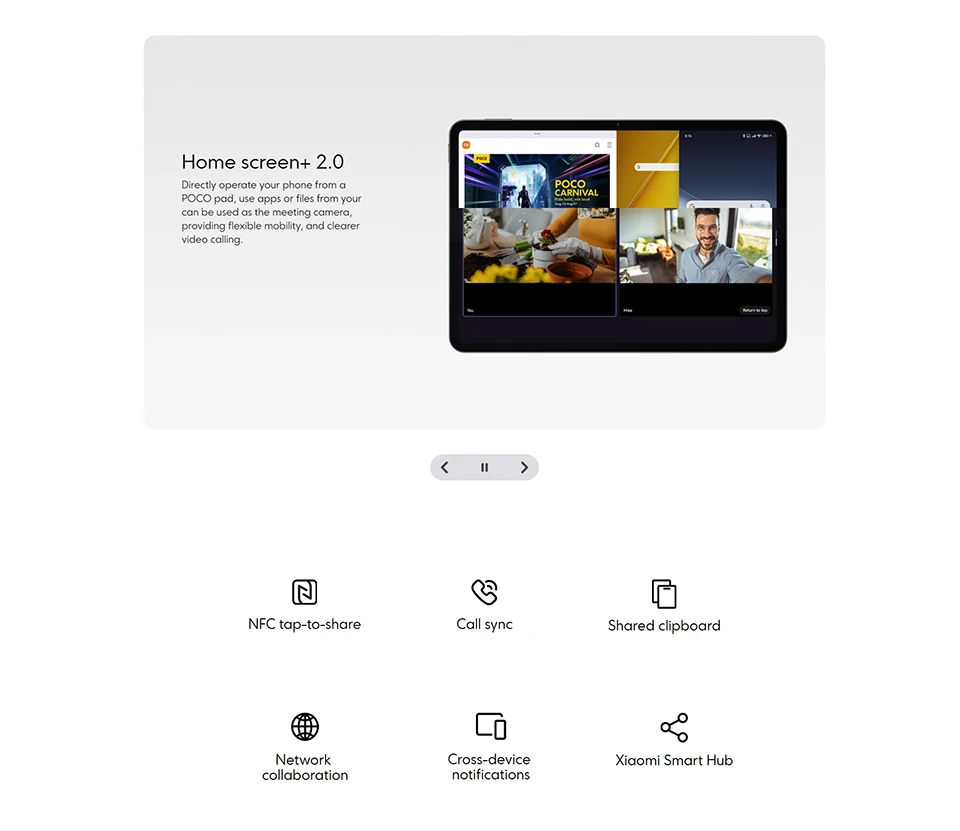 Poco Pad X1 Global Edition 11.2'' 144Hz 3.2K Snapdragon 7 Display + Third Generation Octa Core Processor 45W 8850Mah