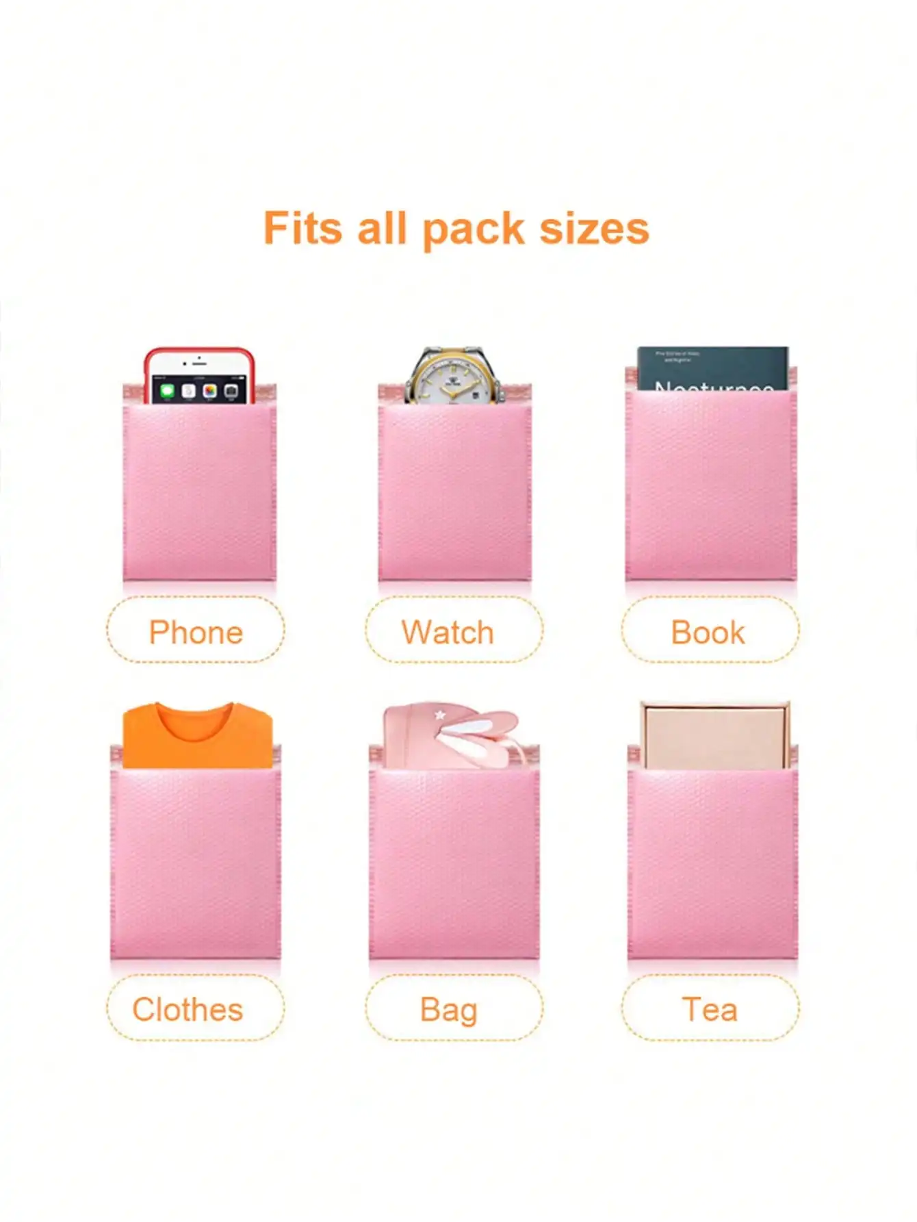 10pcs/pack Color Matte Co-extruded Film Thickened Foam Shockproof Waterproof Logistics Special Bubble Bag