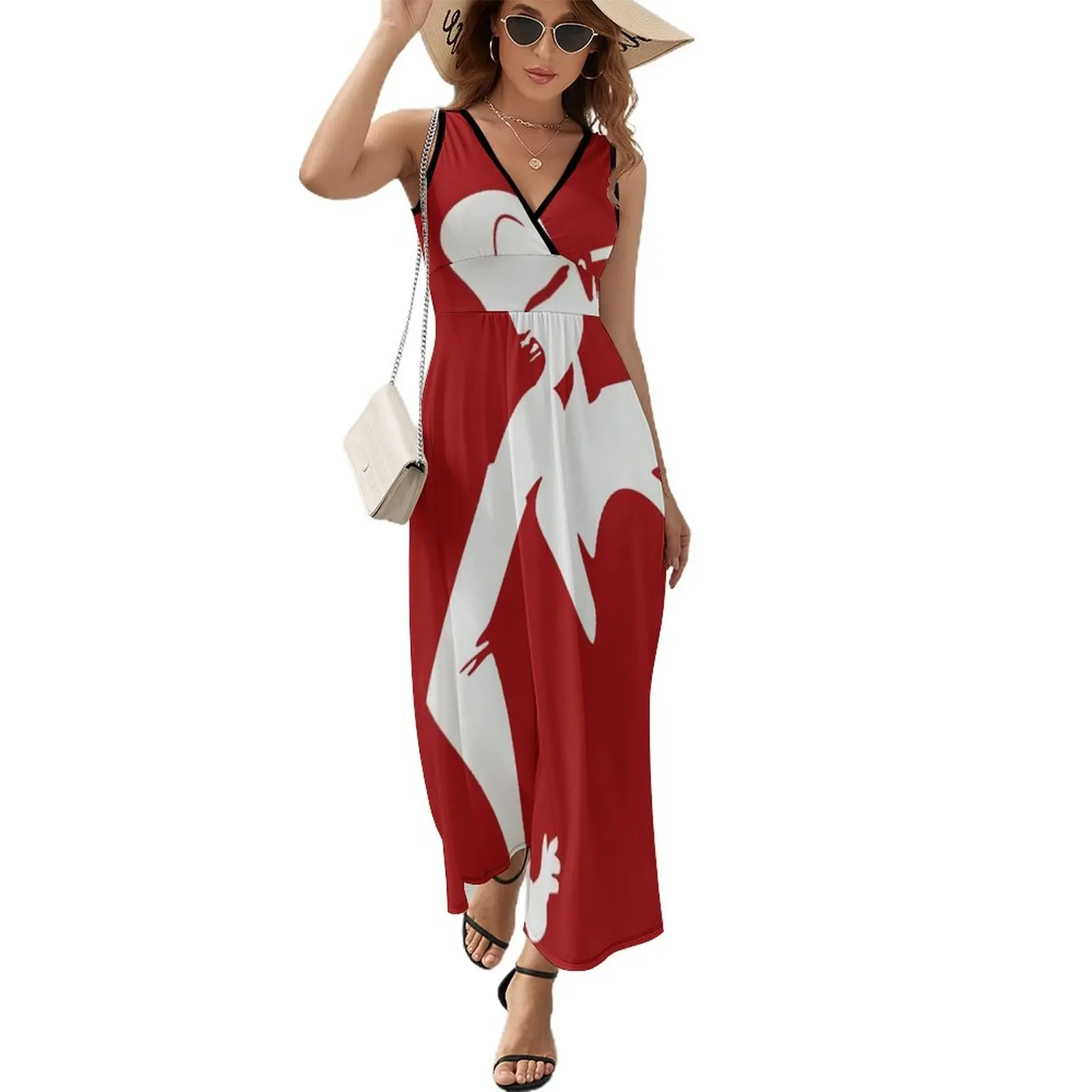 

Jessica Rabbit Sleeveless Dress beach dress Woman clothes