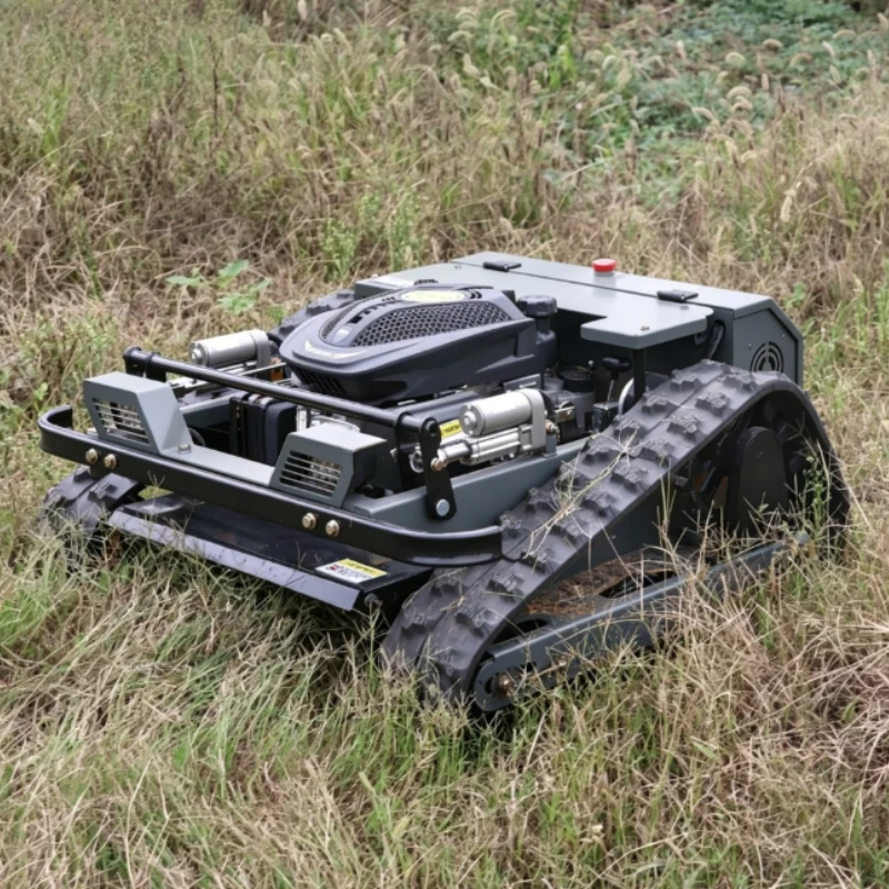 Crawler Lawn Mower Self-propelled Wireless Remote Mowing Robot Track Grass Cutter For Courtyard Orchard Community Green Belt