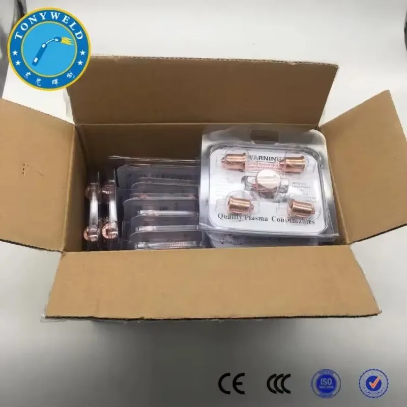 

NEW Cnc plasma cutting kits Plasma cutting nozzle tip 220819 65A 50pc, electrode 220842 50pc