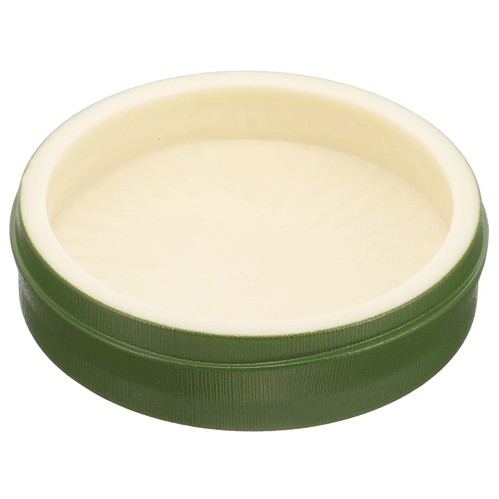 

Bamboo Feeding Bowl Turtle Food and Water Dish Tortoise Reptile Tank Lizard Pet