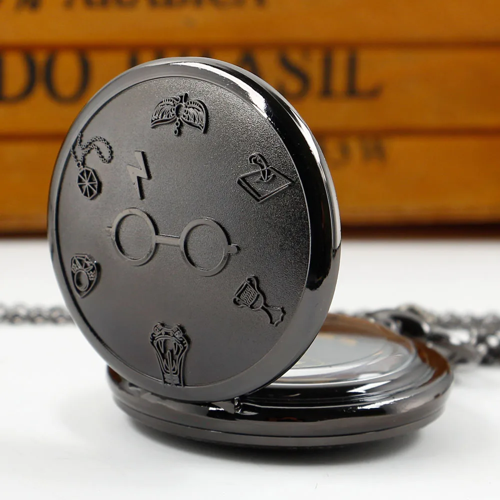 Quartz Pocket Watch Famous Movie Theme Design Vintage Pendant Clock  Nostalgic Portable Pockets Watch Gift Dropshipping