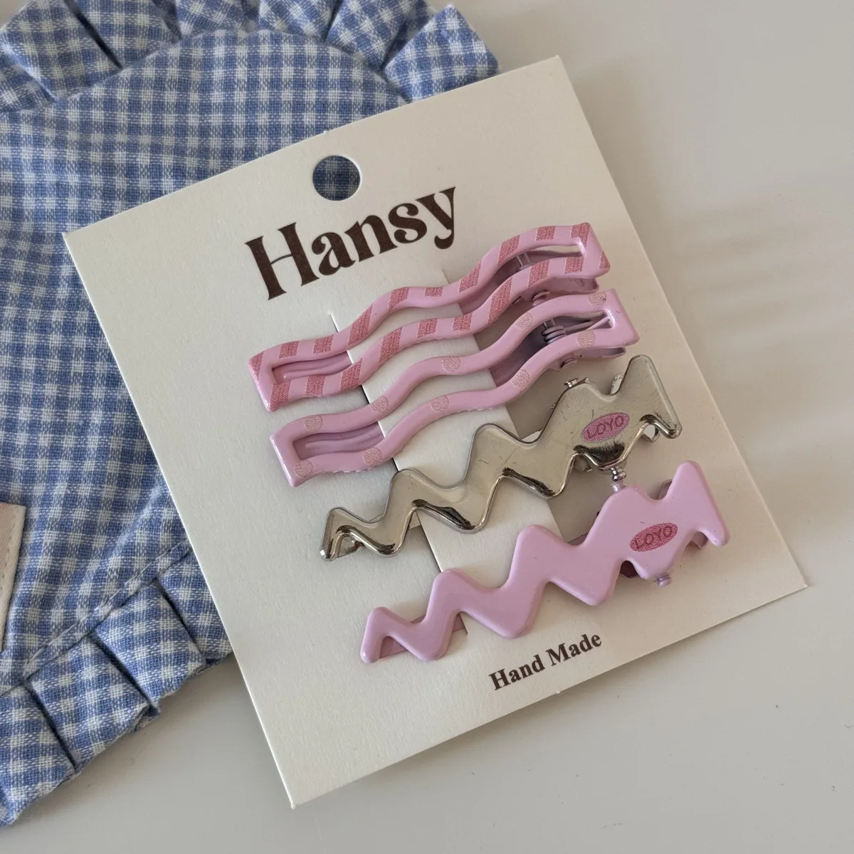 

Candy Color Metal Wavy Hairpin Wavy Edge Clip Headgear Makeup Bangs Clip Girls Women Headwear Hair Styling Tools Accessories