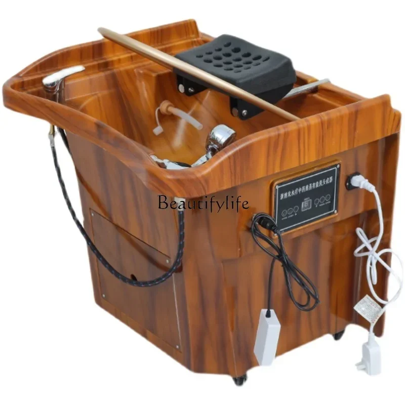 

Shampoo Saloon Dedicated Beauty Salon Head Therapy Traditional Chinese Medicine Hair Care Flushing Mobile Head Therapy Basin