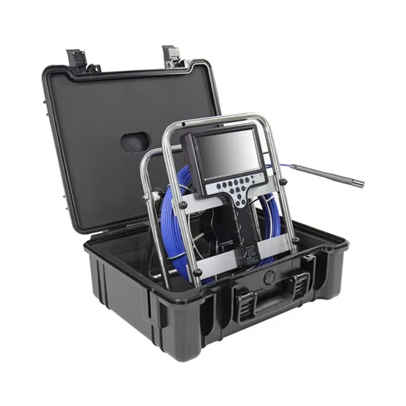 

23MM Camera Head 7 Inch TFT Monitor Sewer Drain Pipeline CCTV Camera System for Pipe Plumbing Inspection With 512hz Locator