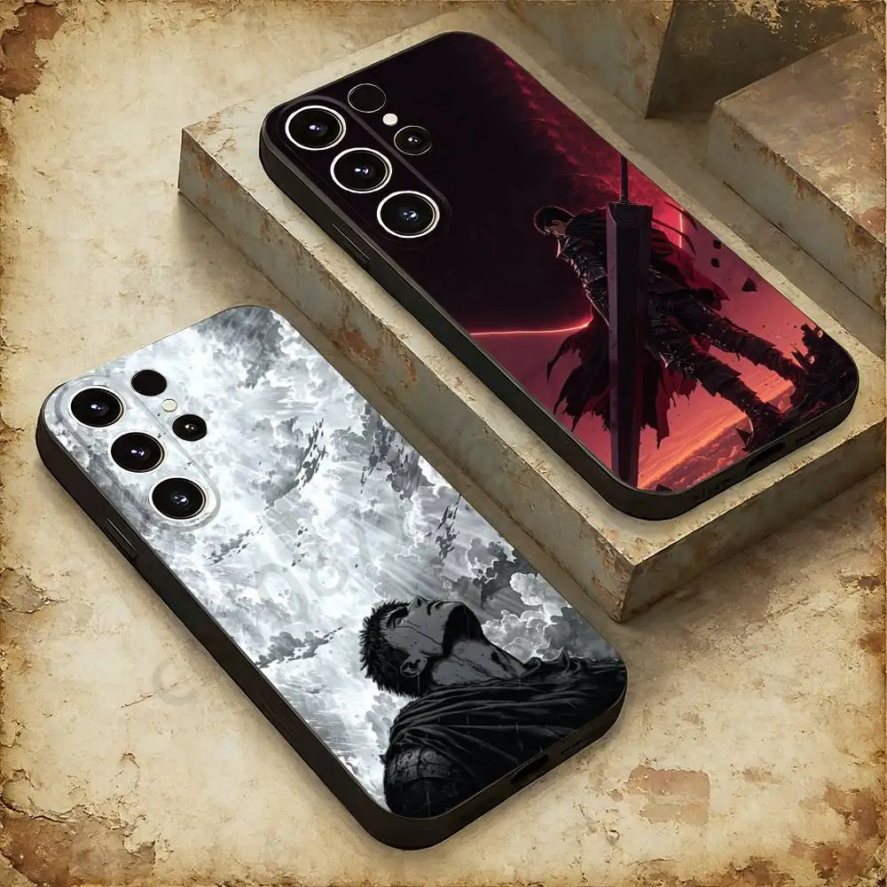 Funda de teléfono Anime Berserk Guts para Samsung GalaxyA53,51,72,73,31,30,42, funda protectora de silicona suave para teléfono