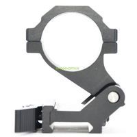 Tactical 3x 5x Magnifier Scope Quick Flip 30mm Tube Ring 20mm Release Detachable Mount Base