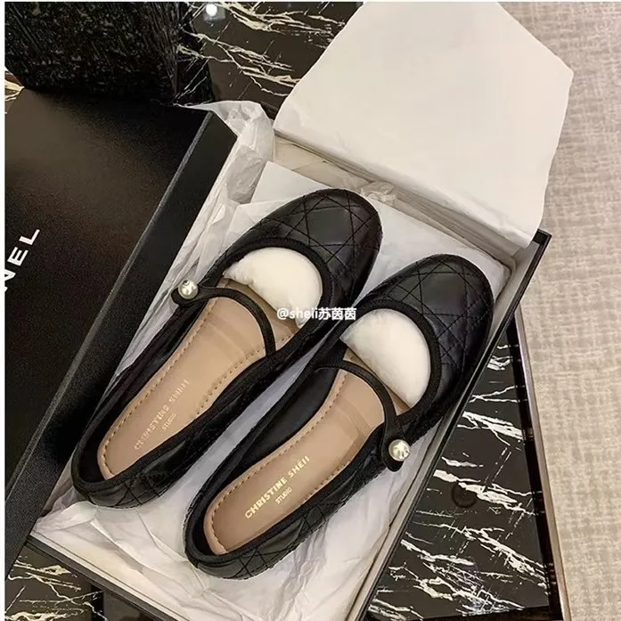 

Fashion Women's Flat Shoes Round TOE Embroidered Casual Shoes Ladies Breathbale Slip-on Outdoor Soft Mary Jane Shoes