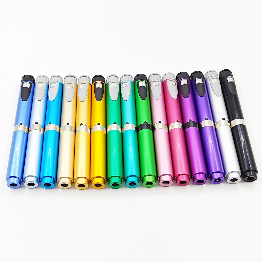 Herbruikbare metalen injectiepen 3 ml cartridgepennen Herbruikbare metalen V2 injectiepen Verschillende kleuren in de aanbieding - afbeelding 2