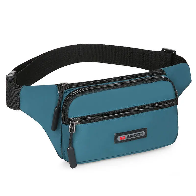 Outdoor Anti-Theft Waist Bag Men Fashion Reflective Run Fanny Pack New Waterproof Cell Phone Storage Bag Male Travel Belt Bag