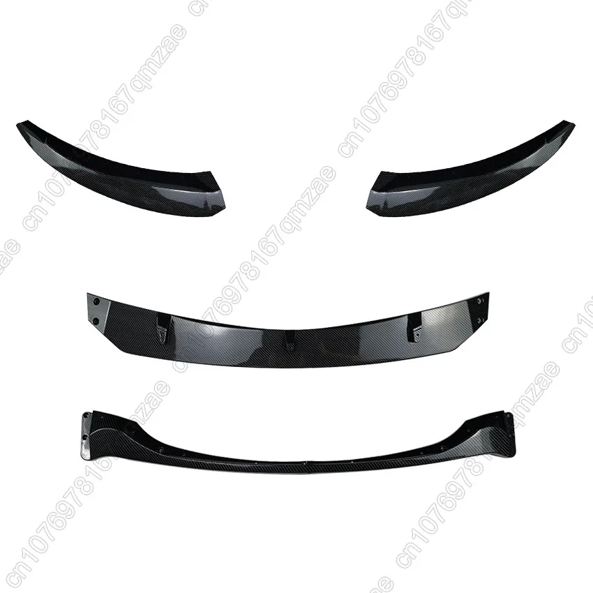 Front Bumper Lip Chin Splitter Diffuser 4PCS For BMW E82 E88 118d 120i 120d 123d 125i 135i M-Sport Coupe/Cabrio 2007-2014