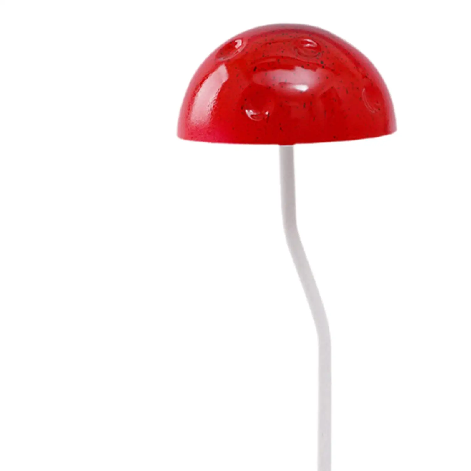 Garden Mushroom Decor Decorative Figurine Painted Miniature Metal Mushroom Yard Stake Yard Decoration for Patio Porche Lawn