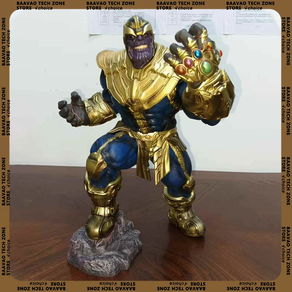 Thanos Figure Avengers Marvel Figures Thanos Action Figurine Pvc statue Models Collection Dolls desk Decoration birthday Gifts