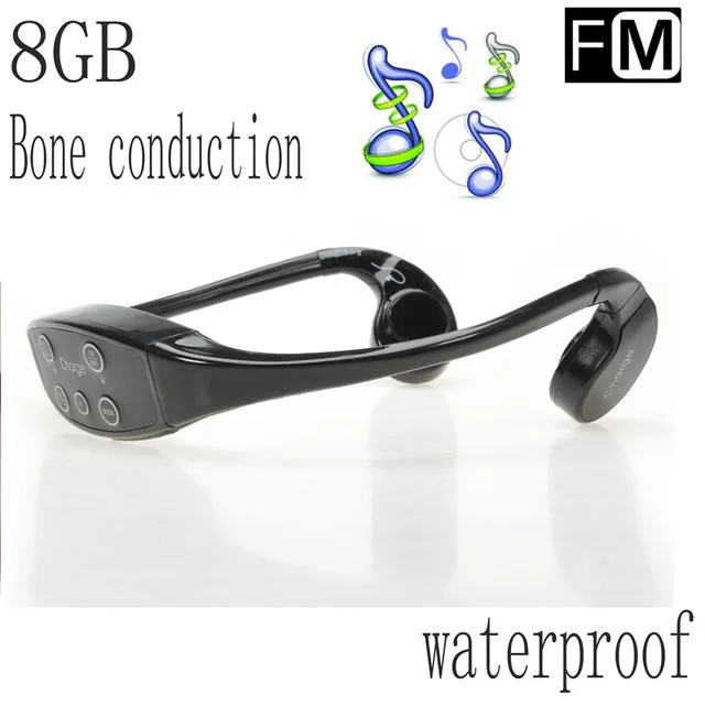 ip 68 waterproof mp3 player with 8gb memory bone conduction mp3