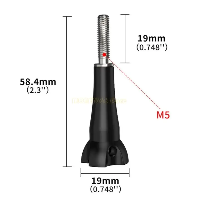 スポーツカメラ用F62c折りたたみ式のねじ鋼構造人間工学に基づいた手張りメカニズム安定した取り付けファスナー