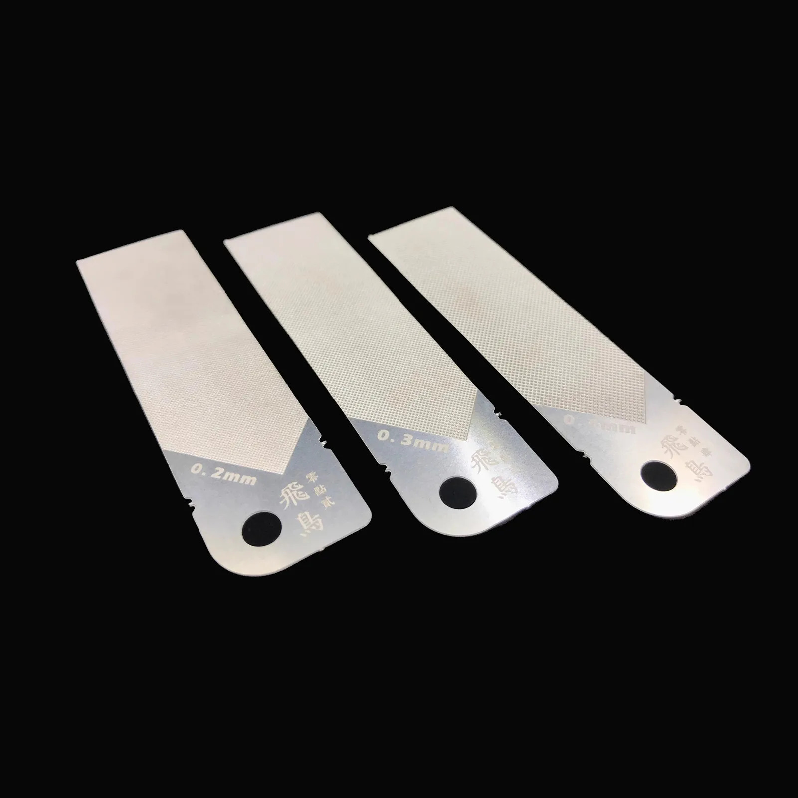 3Pcs/Set For Military Models Stainless Steel Washable Sanding Board 3 in 1 Plastic Runner Polish Plate Hobby Grinding Tool 0.5mm