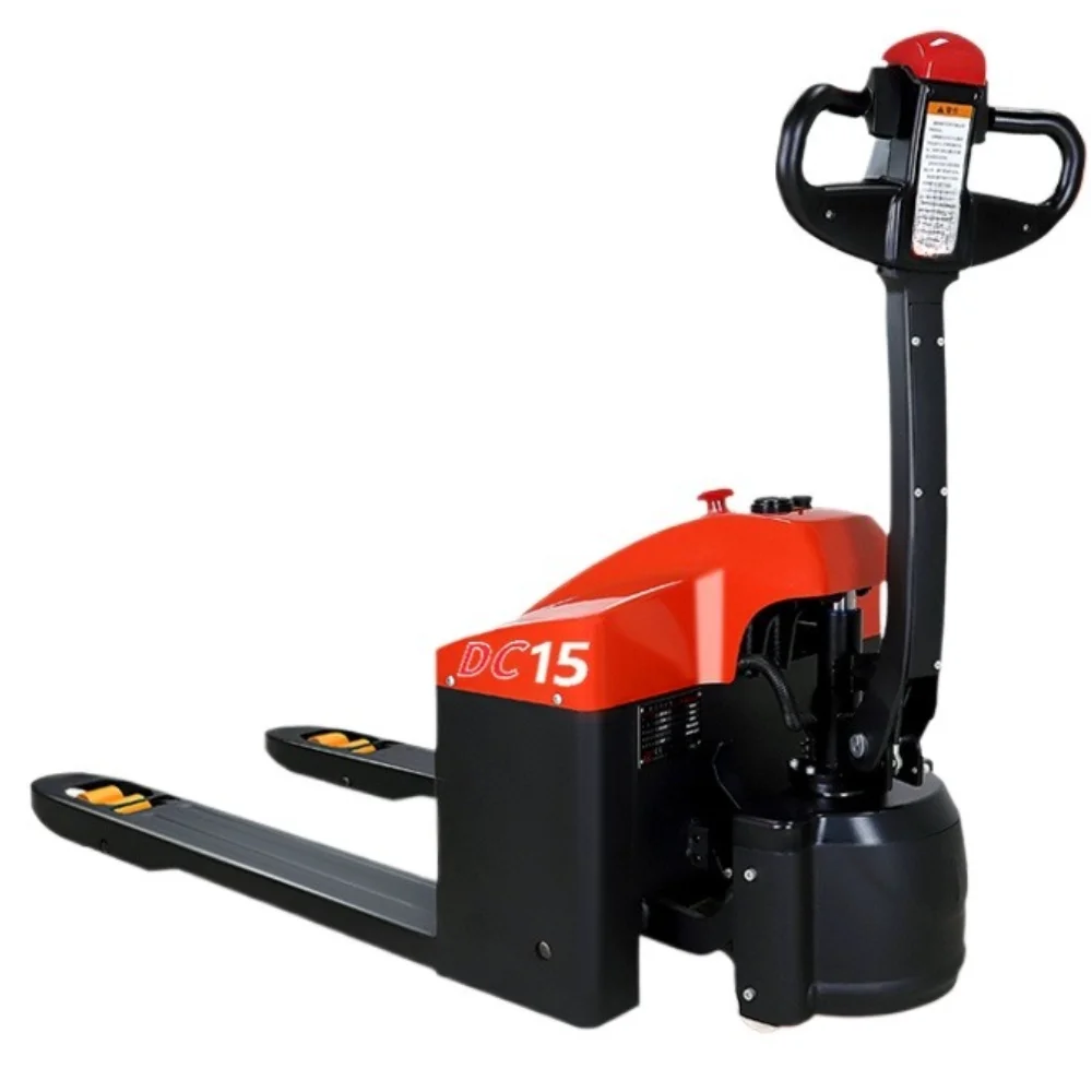 

Fully electric transport hydraulic pallet forklift trailer