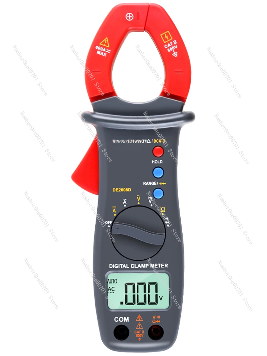 

Electrical Digital Clamp-Type Multimeter High Precision Automatic Digital Display Ammeter AC/DC Clamp Capacity Meter