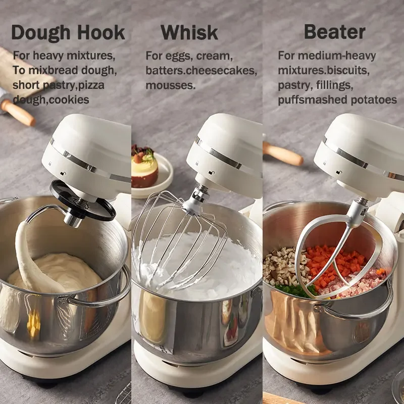 Multifunctional Food Processor Heavy Duty Intelligent Kitchen Blender 800W 6L PE4633