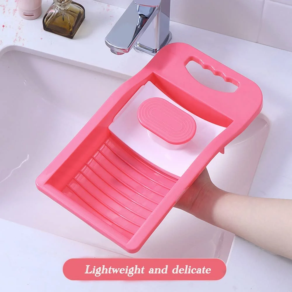 Underwear Mini Washboard Baby Clothes Sock Washing Board Portable Hand Wash Laundry Non-Slip Convenient  Personal Washboard