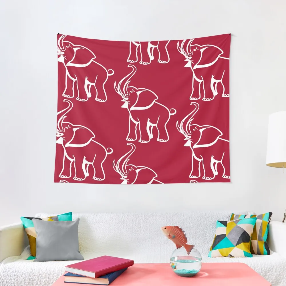 

Delta Elephant Sigma Red Theta 2 Tapestry Bed Room Decoration Home Decorations Aesthetic Things To Decorate The Room Tapestry