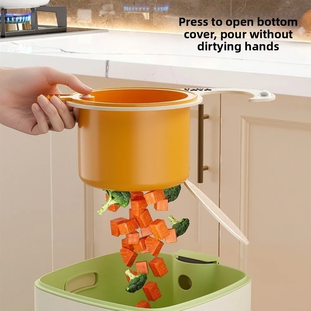 

Quickly Drain Push-type Kitchen Sink Filter Separate Grid Racks One-click Opening Hanging Filter Basket Versatile Design