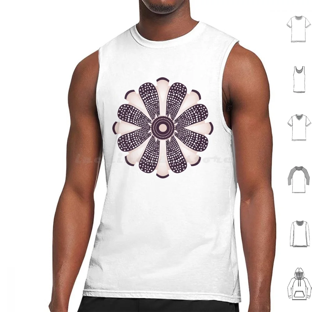 Flower Vector Colorful Tank Tops Vest Sleeveless Flower Floral Spring Vector Nature Flowers Pattern Summer Leaf Pink Dandelion