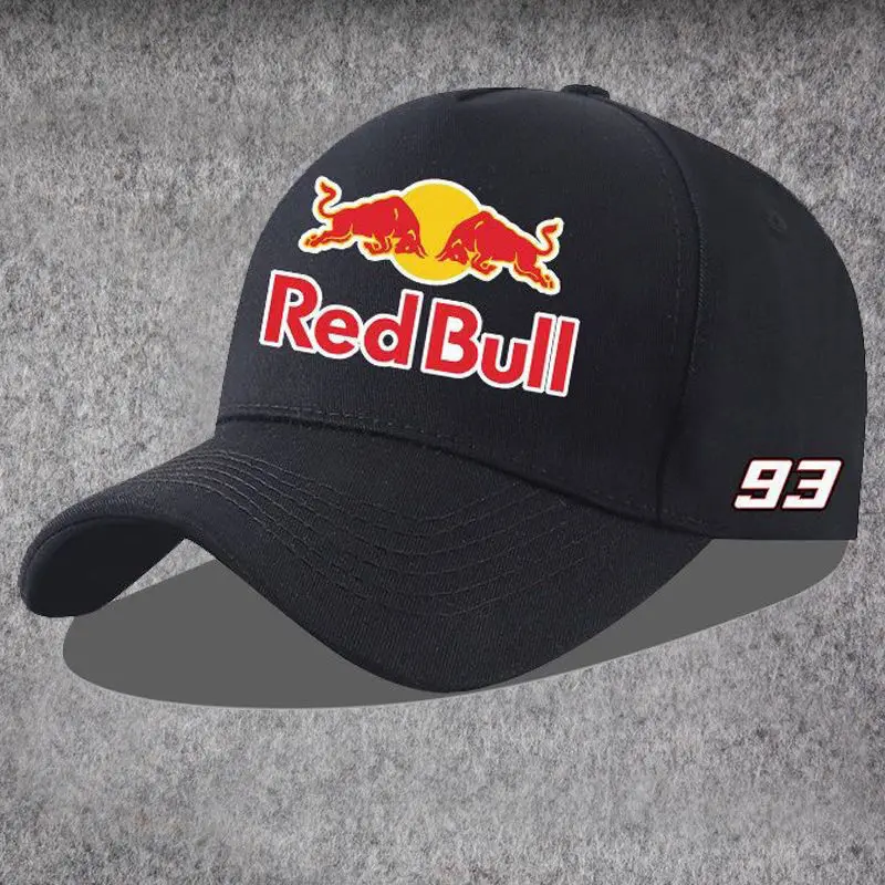 2025 New Red Bull Sports Hat Red Bull Racing Max Verstappen Same Style Baseball Hat Men's and Women's Summer Sunshade Hat