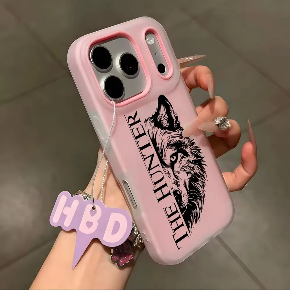 COOL Wolf Head Hunter Style Phone Case for iPhone 17 air 16 e 15 14 13 12 11 Pro Max Plus Candy Shockproof 2-in-1 Soft Case - view 5