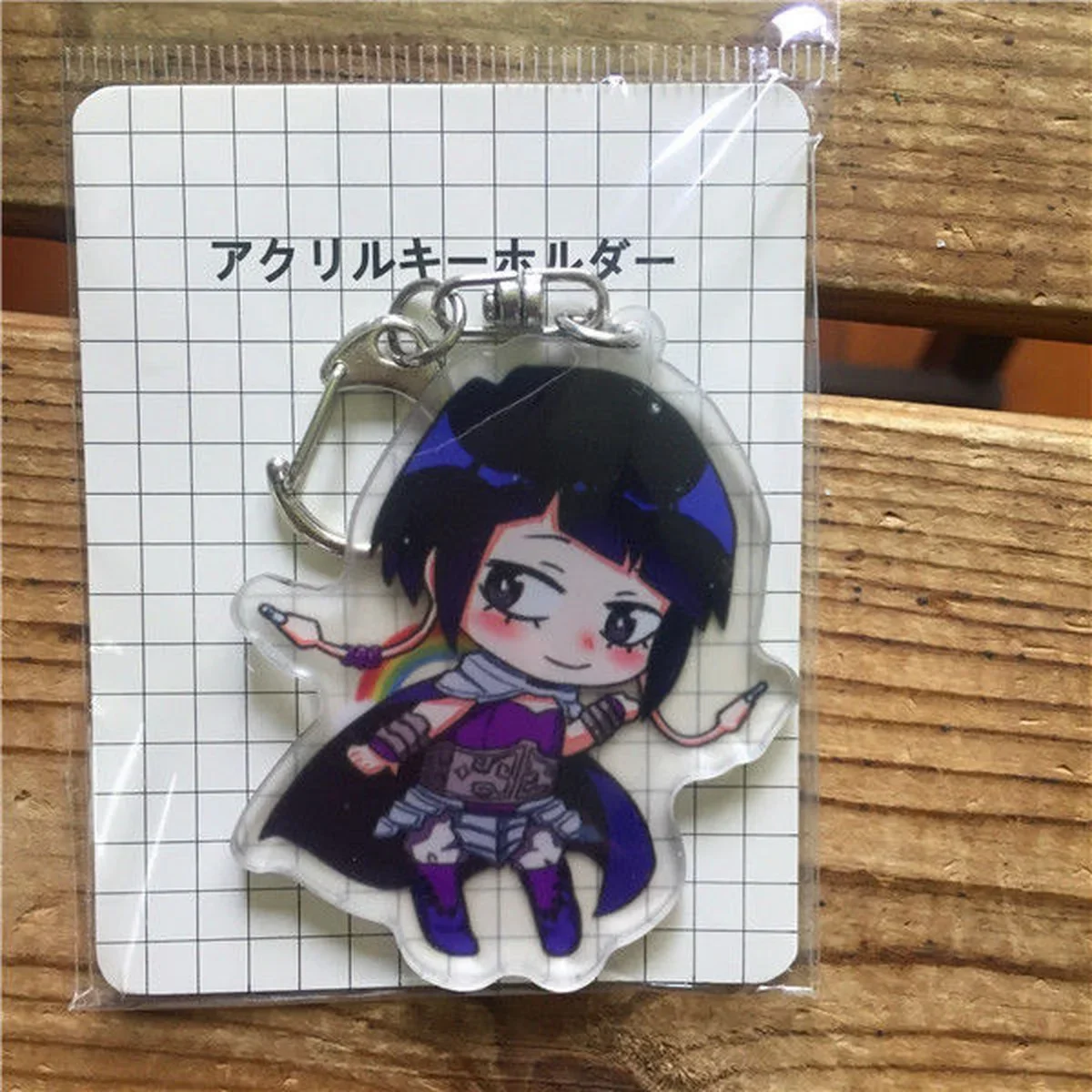 Jirou Kyouka Anime Keychain Strap Figure Cute Acrylic Hanging Accessories 6cm