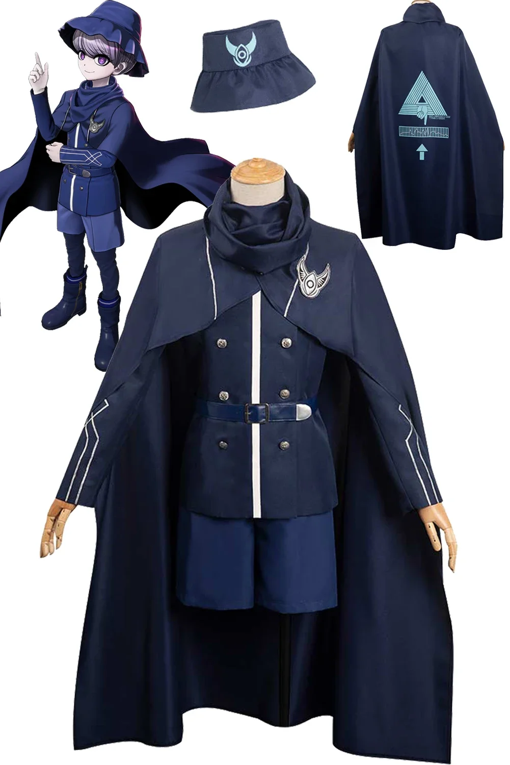 

Anime Game Master Detective Archives Rain Code Costume Disguise Youma Cosplay Fantasia Adult Men Fantasy Halloween Clothes