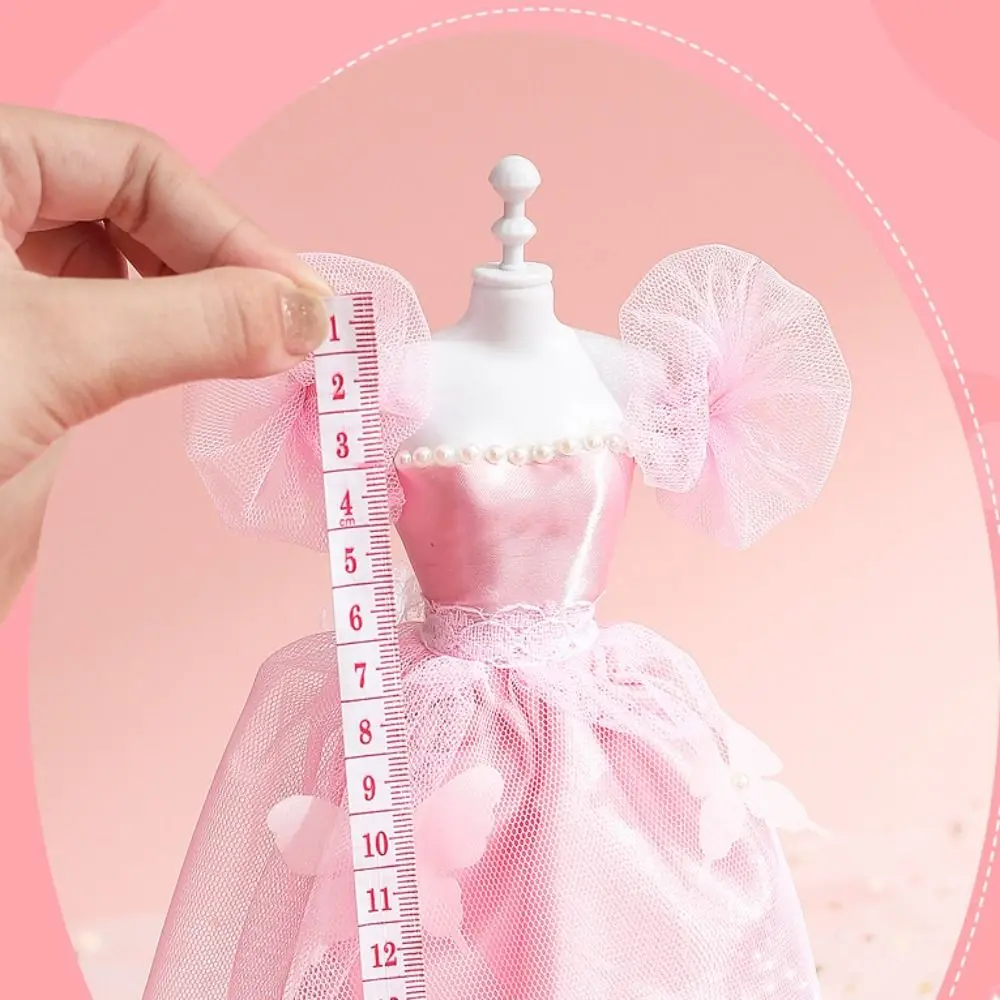 Handcrafts Skirt DIY Doll's Clothes Kit Wear Fashion Design Princess Toy Outfit Kit Handmade Cute Doll's Dress Material DIY Toys