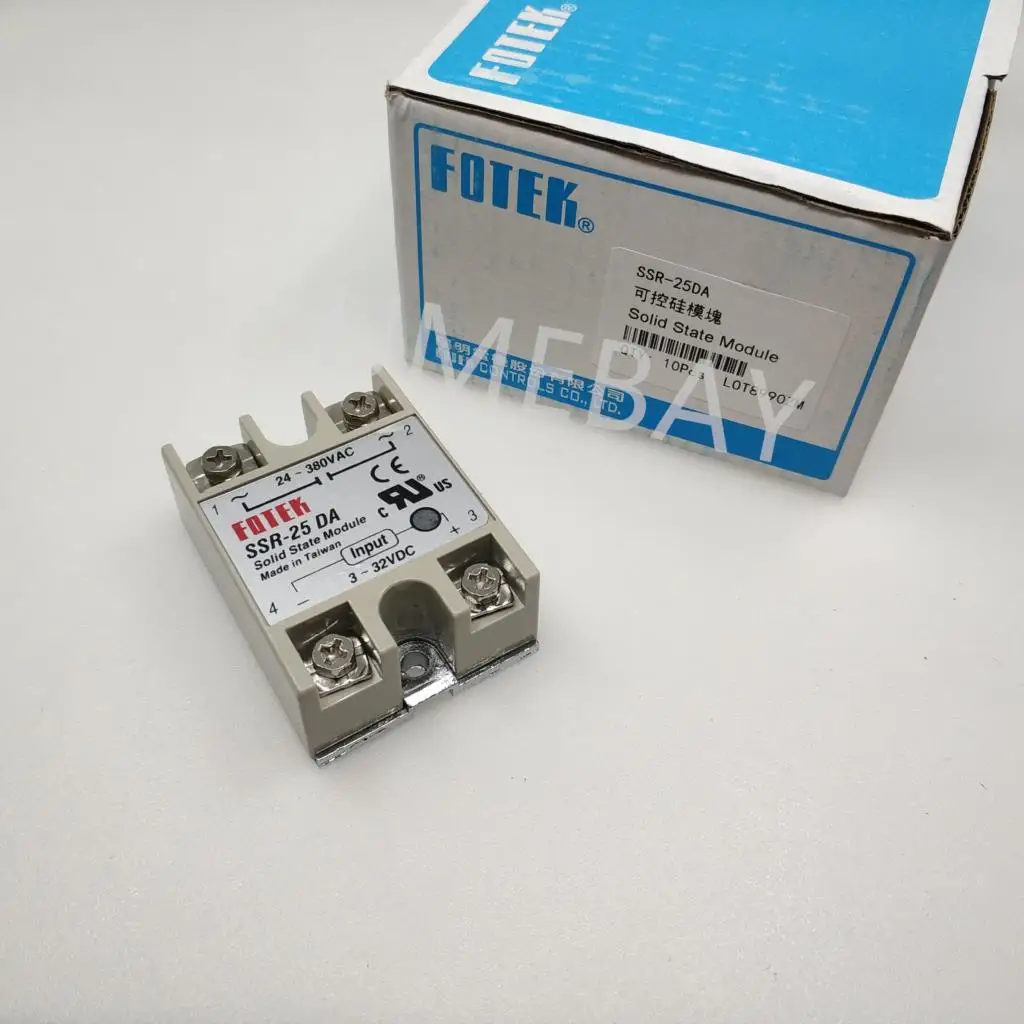 1PCS  SSR-25DA-H   SSR-10DA-H    Single phase Solid-state relay