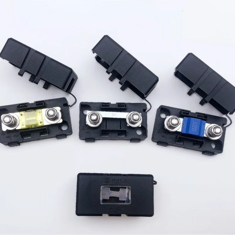 Fuse Holder Mini Bolt Type 40A 50A 60A 80A for Electric Vehicle Bolt-On Fuse Box 20A-200A