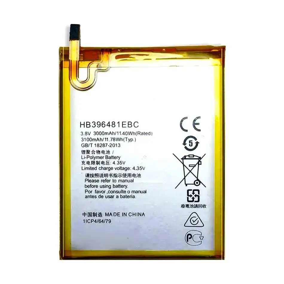 HB396481EBC لهواوي الشرف 5X التصاعدي G7 زائد G8 G8X 3100Mah بطارية الهاتف المحمول موثوقة طويلة الأمد