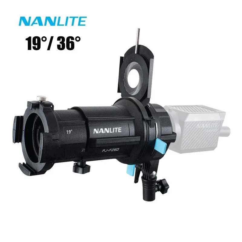 

Nanlite PJ-FZ60 Крепление для прожектора Модификаторы освещения Проекционное крепление 19 ° 36 ° Аксессуары для видеолампы Nanlite Forza 60 60B