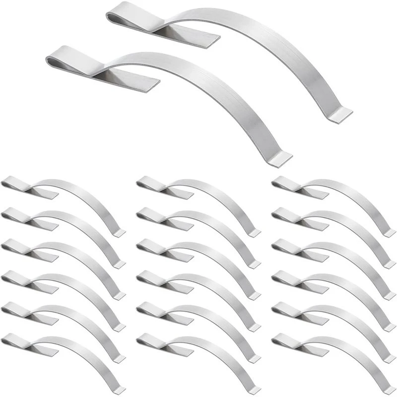 Y17A Window Screen Tension Spring 50Pcs Corner Mount Flat Spring Clips For Windows