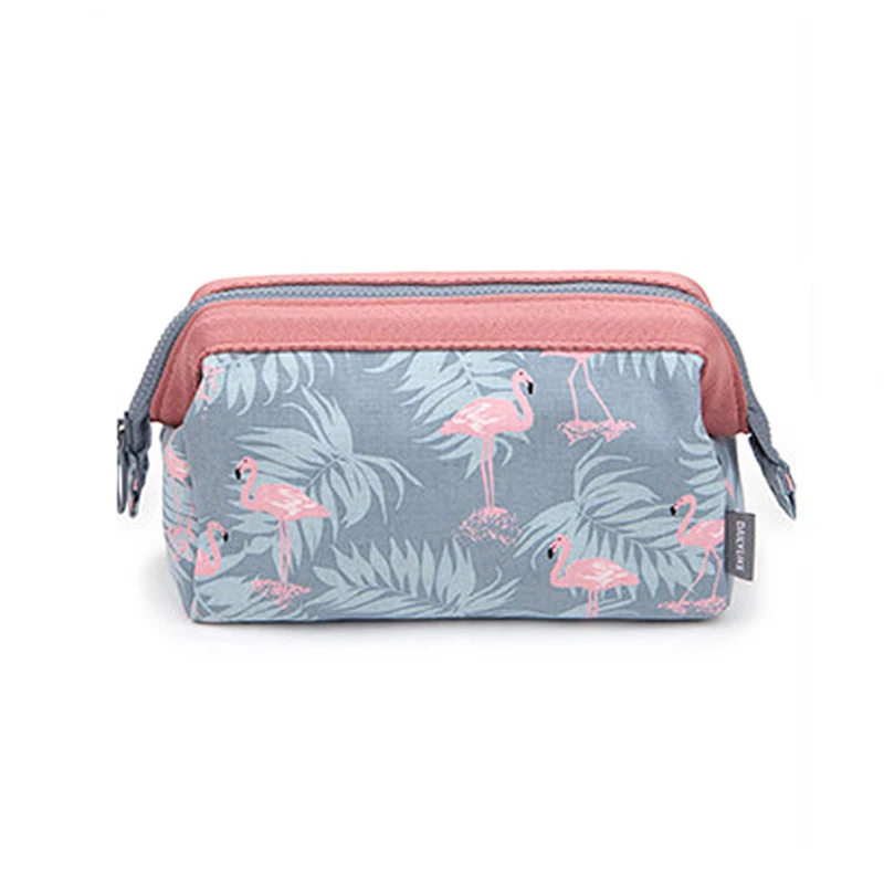 Women Travel Animal Flamingo Make Up Bags Girl Cosmetic Bag Makeup Beauty Wash Organizer Toiletry Pouch Storage Kit Bath Case