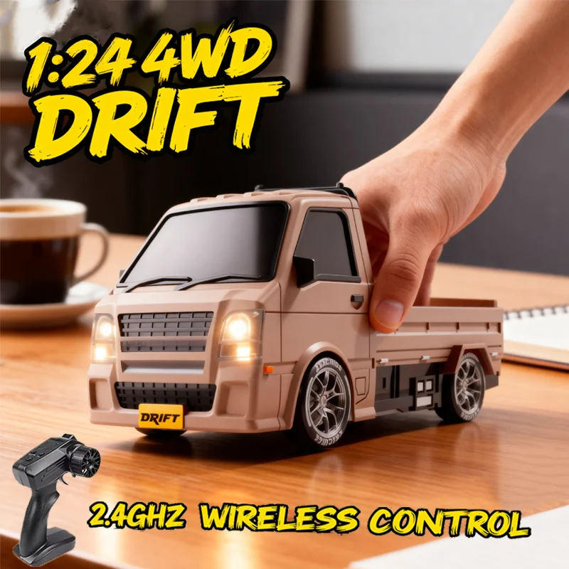 

2025 1:24 WPL Drift Автомобиль с дистанционным управлением Дрифт Альпинистский грузовик со светодиодной подсветкой Электрическая радиоуправляемая игрушка для мальчиков Детские рождественские подарки