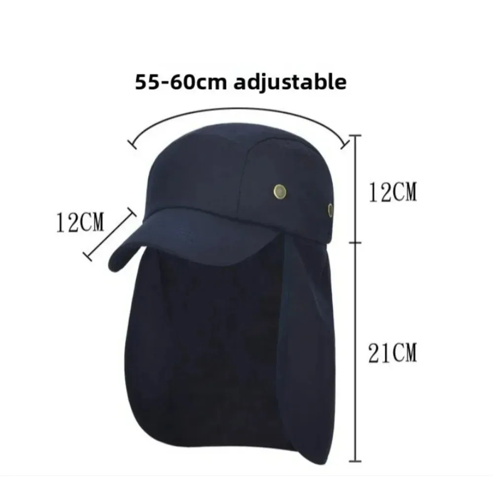 Outdoor Hiking, Travelling Fishing Hat,Sun Cap with Sun Protection and Neck Flap,for Man and Women  UV Resistant Hat New