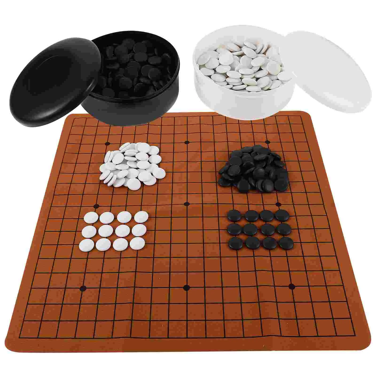 Children's Go Backgammon Beginner Chess Set Game Interesting Kit Desktop Board Major Accessory