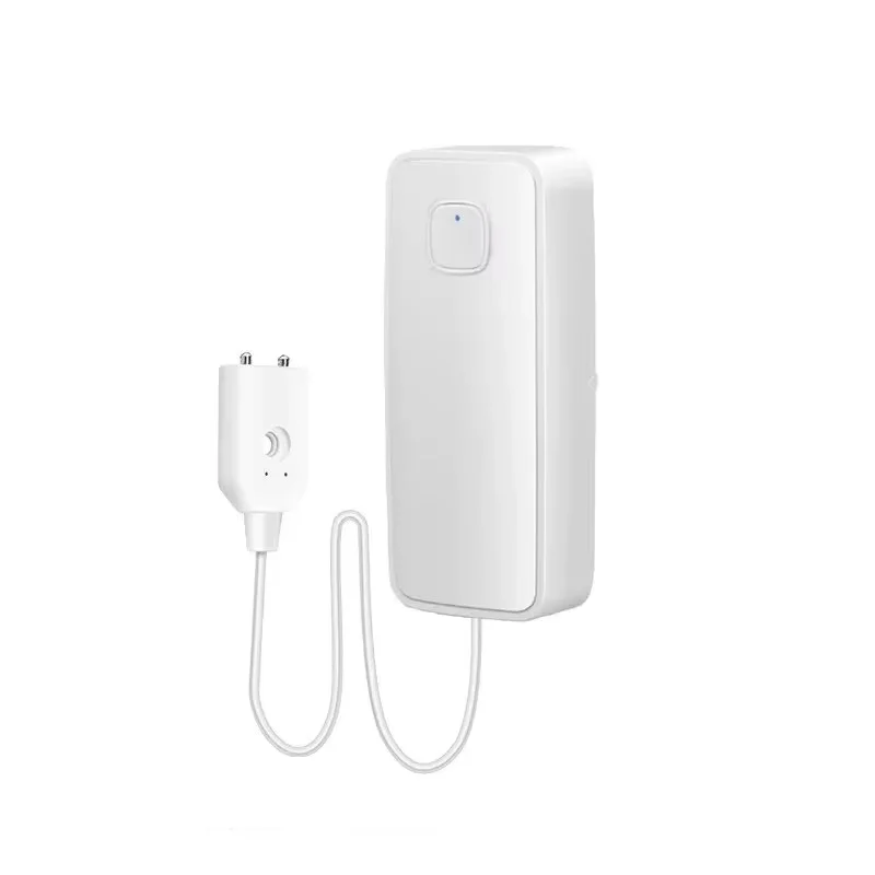 Tuya WiFi Smart Water Leak Sensor Water Overflow Level Detector 80dB Sound Alarm System Flood Leakage Sensor Remote Monitor