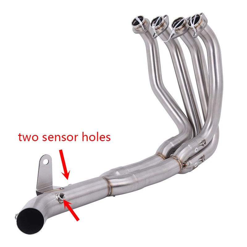 Für Kawasaki Z900 Z900SE Z900 A2 2025 2026 Motorrad-Auspuffanlage Krümmer Vorderes Verbindungsrohr Titanlegierung Slip-On Original-Schalldämpfer