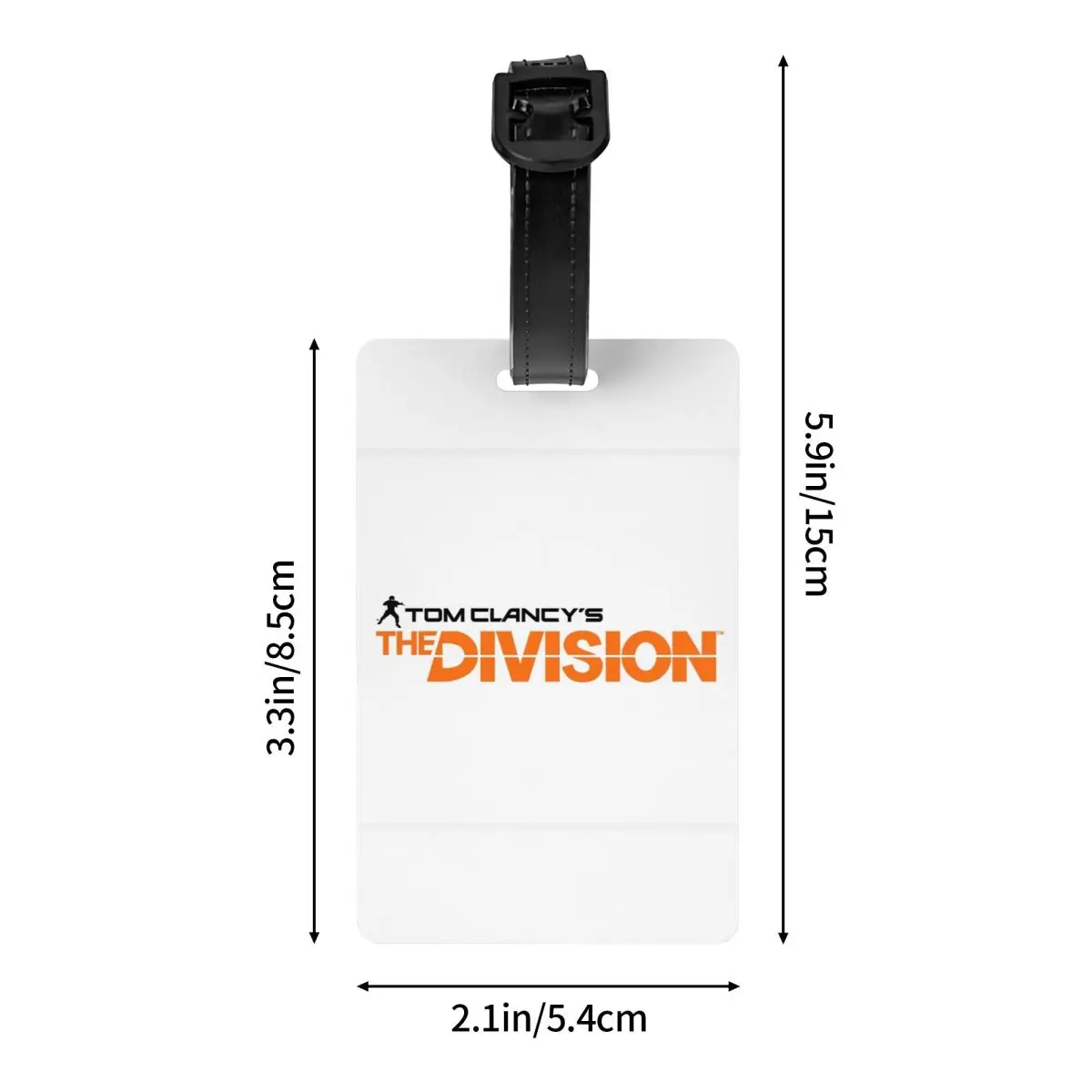 توم كلانسي القسم علامات الأمتعة حقيبة الملحقات السفر لطيف الأمتعة الصعود علامة التسمية حامل معرف اسم العنوان #4