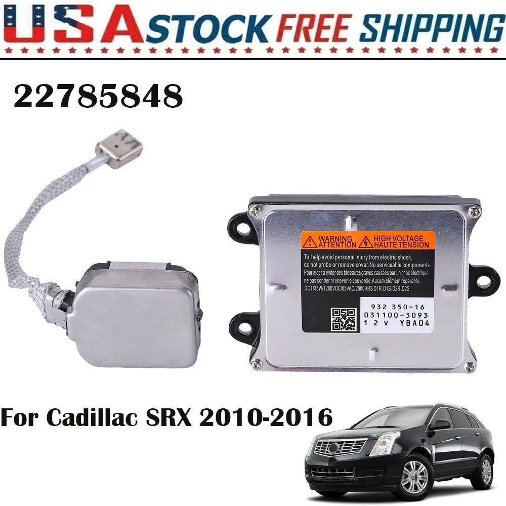 New Quality Car Xenon Ballast & HID Light Lamp Bulb Igniter Control Unit 22785848 For Cadillac SRX 2010-2016 Car Accessories