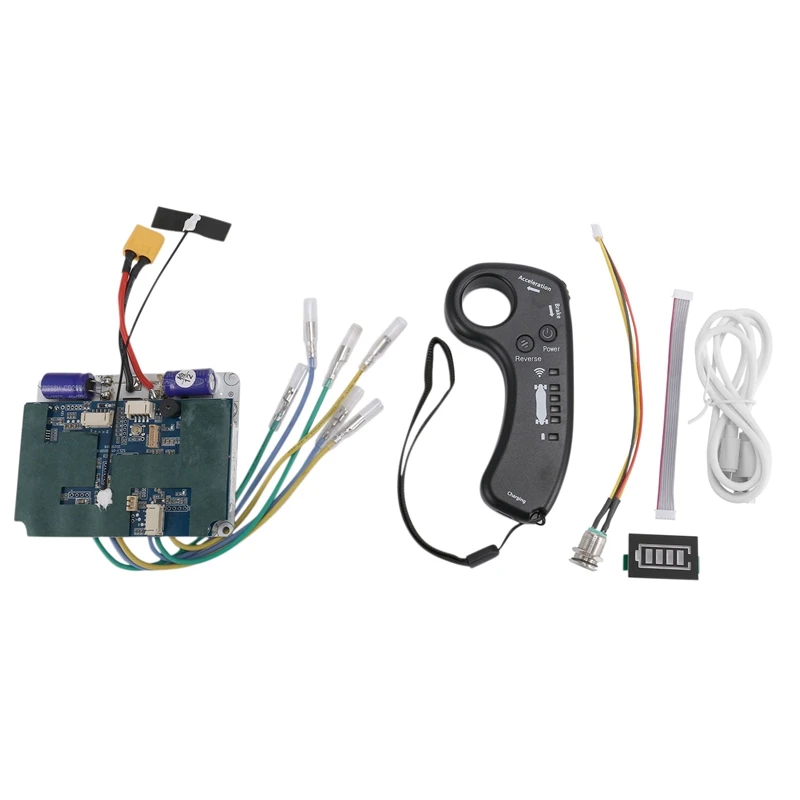 

Electric Scooter Remote Control Controller Sinusoid Dual Drive Motor Control Panel ESC Skateboard Controller Set