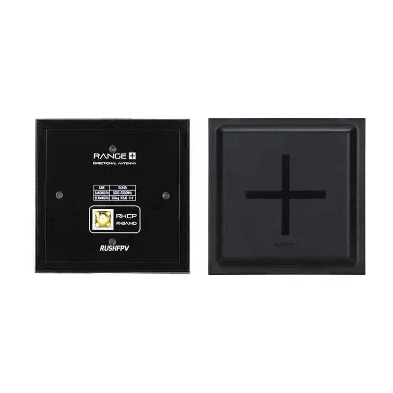 

RUSHFPV 5.8G RANGE PLUS 4X Directional Patch Antenna 15.5dBi 5600-6000MHz RHCP SMA Circularly Polarized Antenna for RC FPV Drone