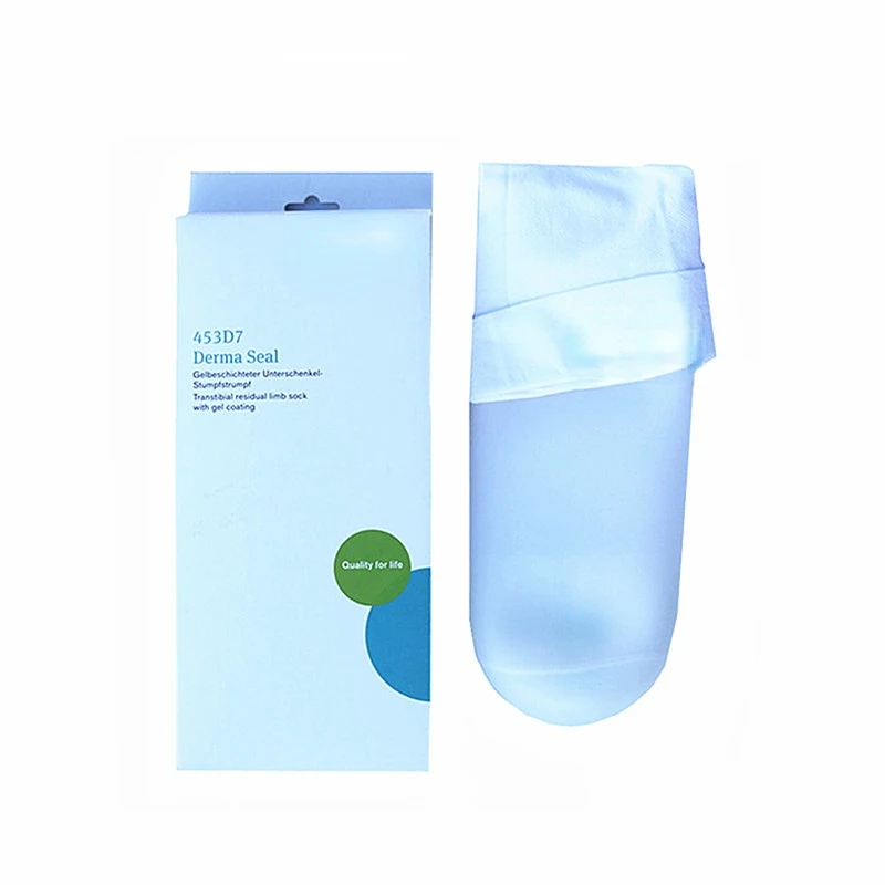 Calf Prosthesis Polymerization Gel Residual Limb Foot Sock Gel Silicone Sleeve